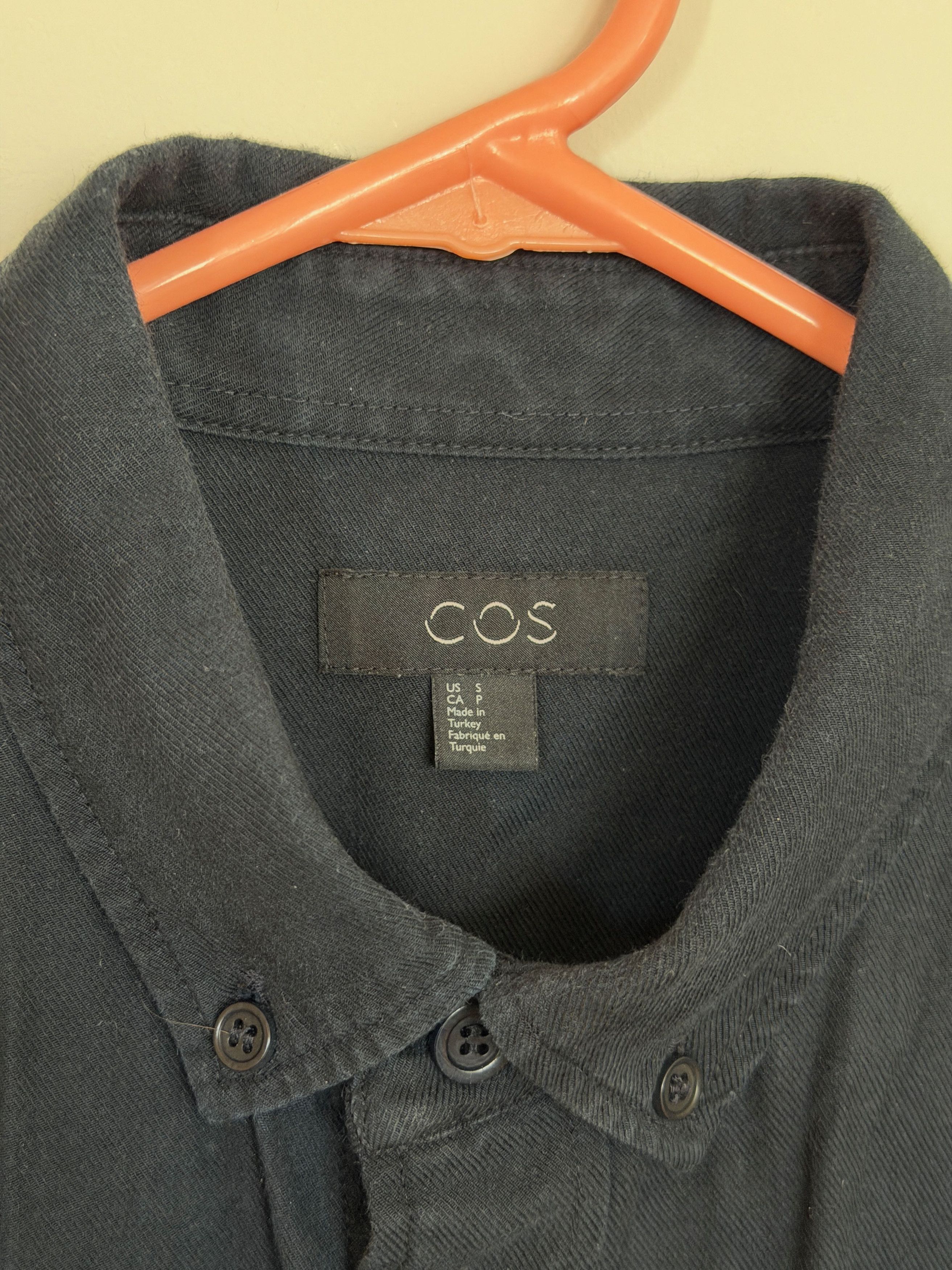 Cos cotton navy button down Size US S / EU 44-46 / 1 - 2 Thumbnail