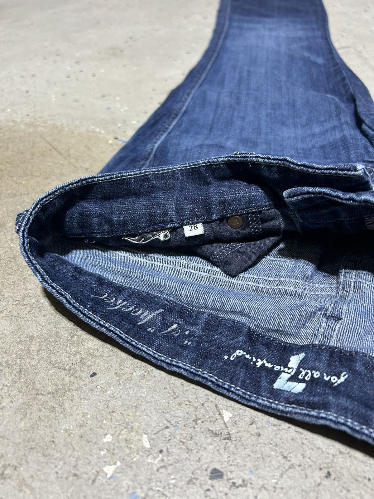 7 For All Mankind “A” Pocket 7 For All Mankind Bootcut Jeans, Women Sz 28 Size 28" / US 6 / IT 42 - 5 Thumbnail