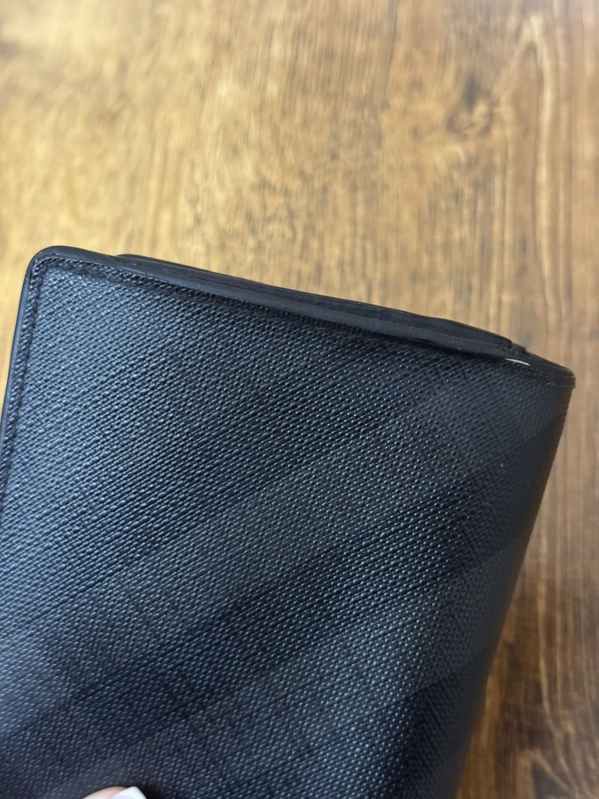 Burberry BURBERRY BIFOLD LEATHER BLACK-GRAY LARGE WALLET FULL SET Size ONE SIZE - 23 Thumbnail