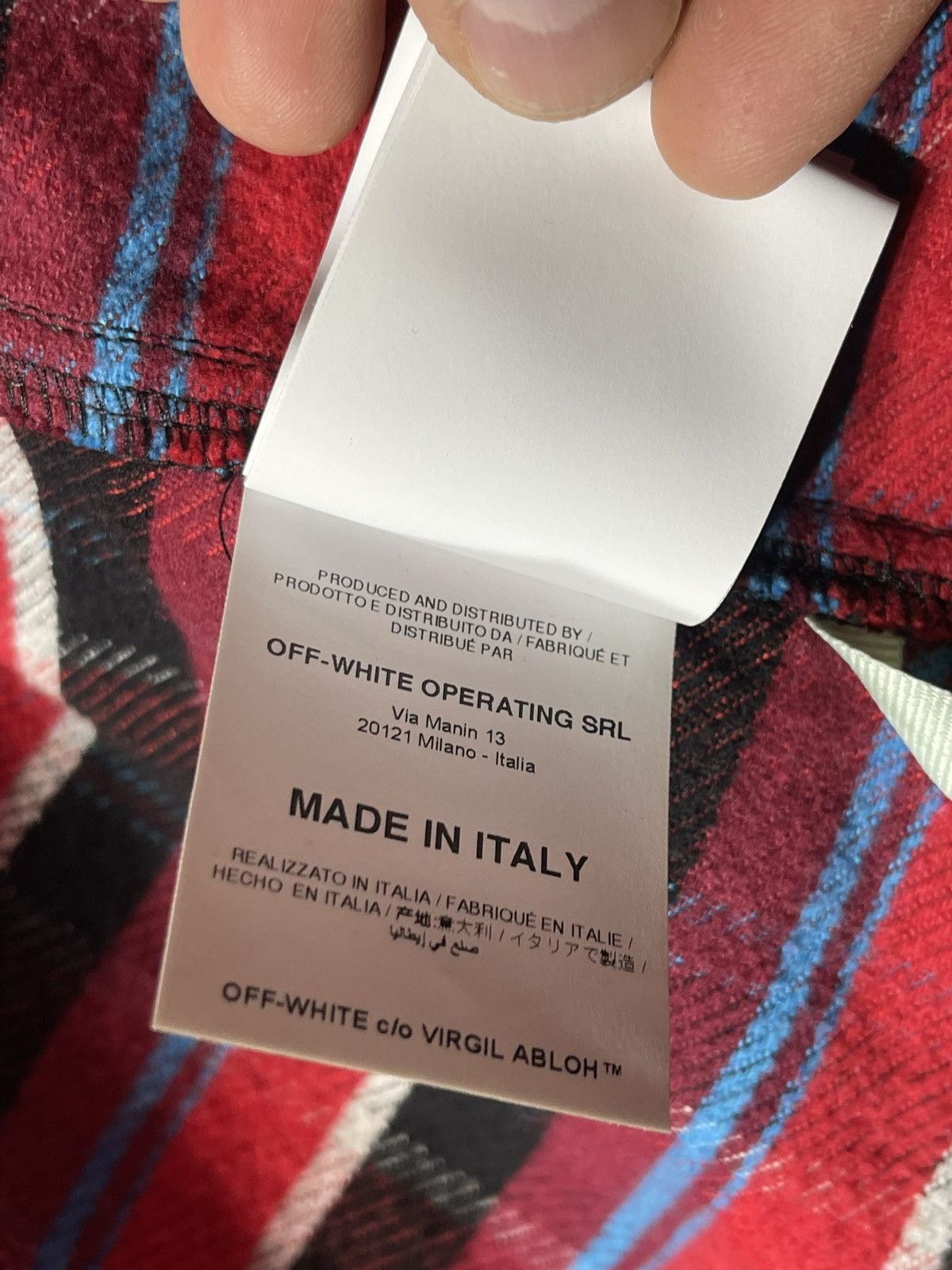 Off-White Off-White flannel Check Shirt Flannel button up shirt Size US M / EU 48-50 / 2 - 21 Thumbnail