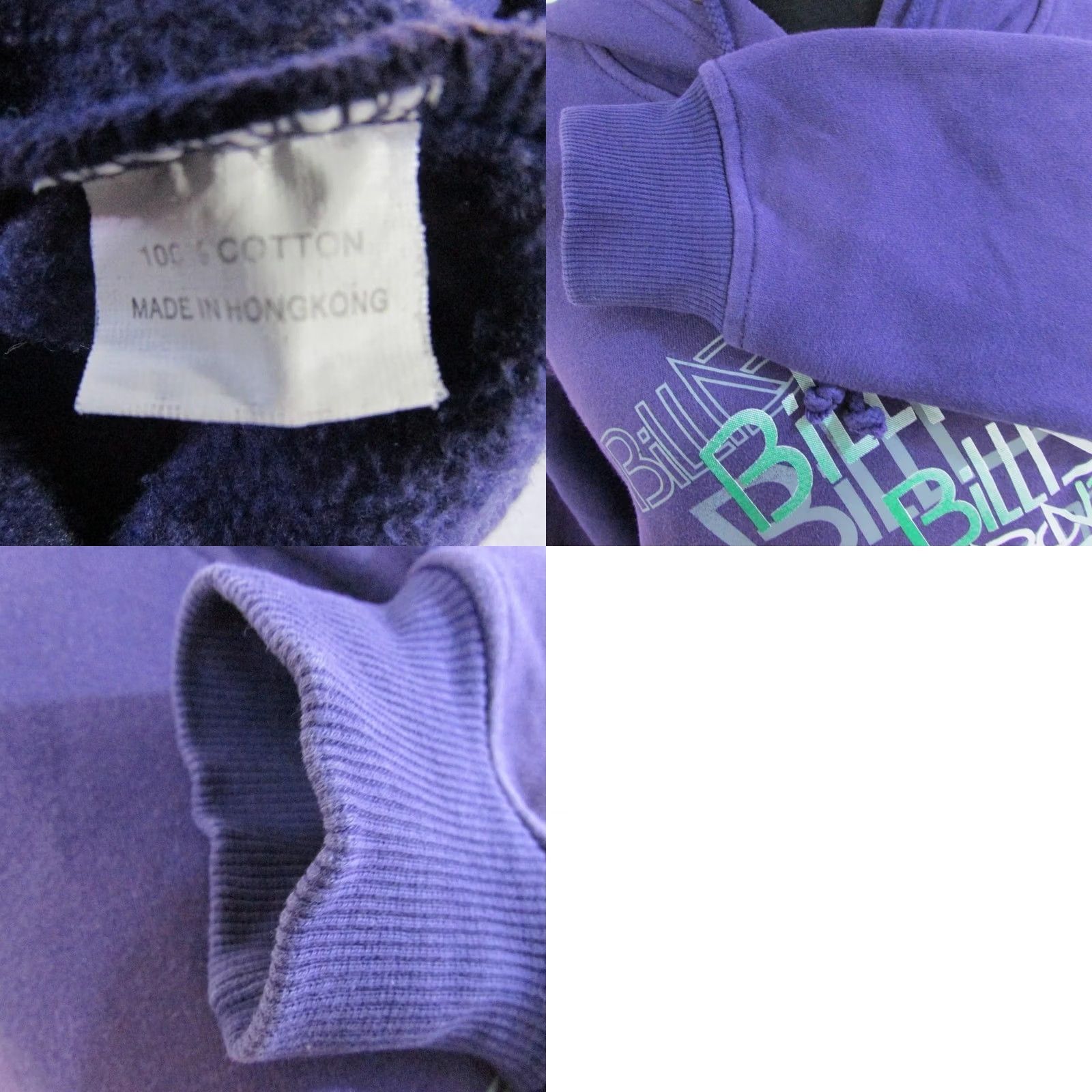 Billabong BILLA BONG Womens Vintage Hoodies Purple Chest Size 38/40 UK M Sku Y07153. Size M / US 6-8 / IT 42-44 - 9 Thumbnail