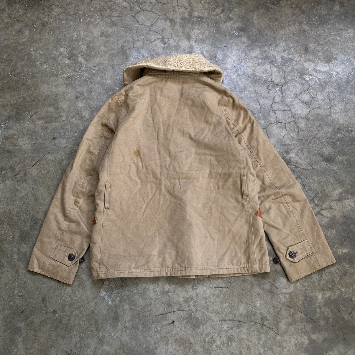 Beams Plus 2000s Beams Boy Japan Military Style Collar Sherpa Jacket Size US M / EU 48-50 / 2 - 2 Thumbnail