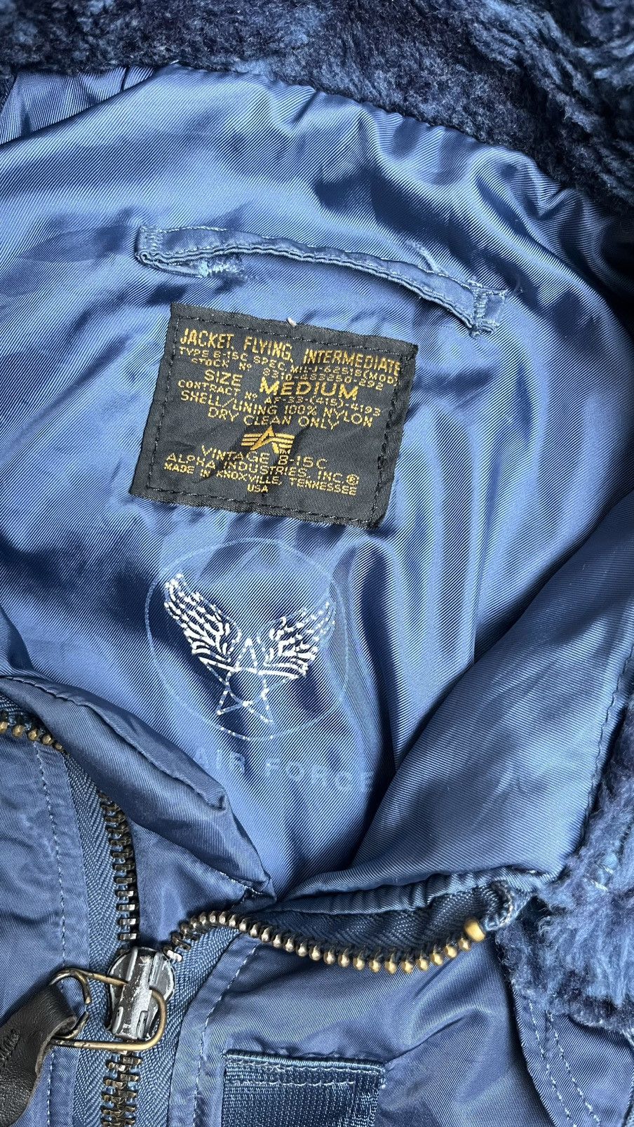 Alpha Industries Vintage B-15C bomber jacket by Aplha industries Size US M / EU 48-50 / 2 - 6 Thumbnail