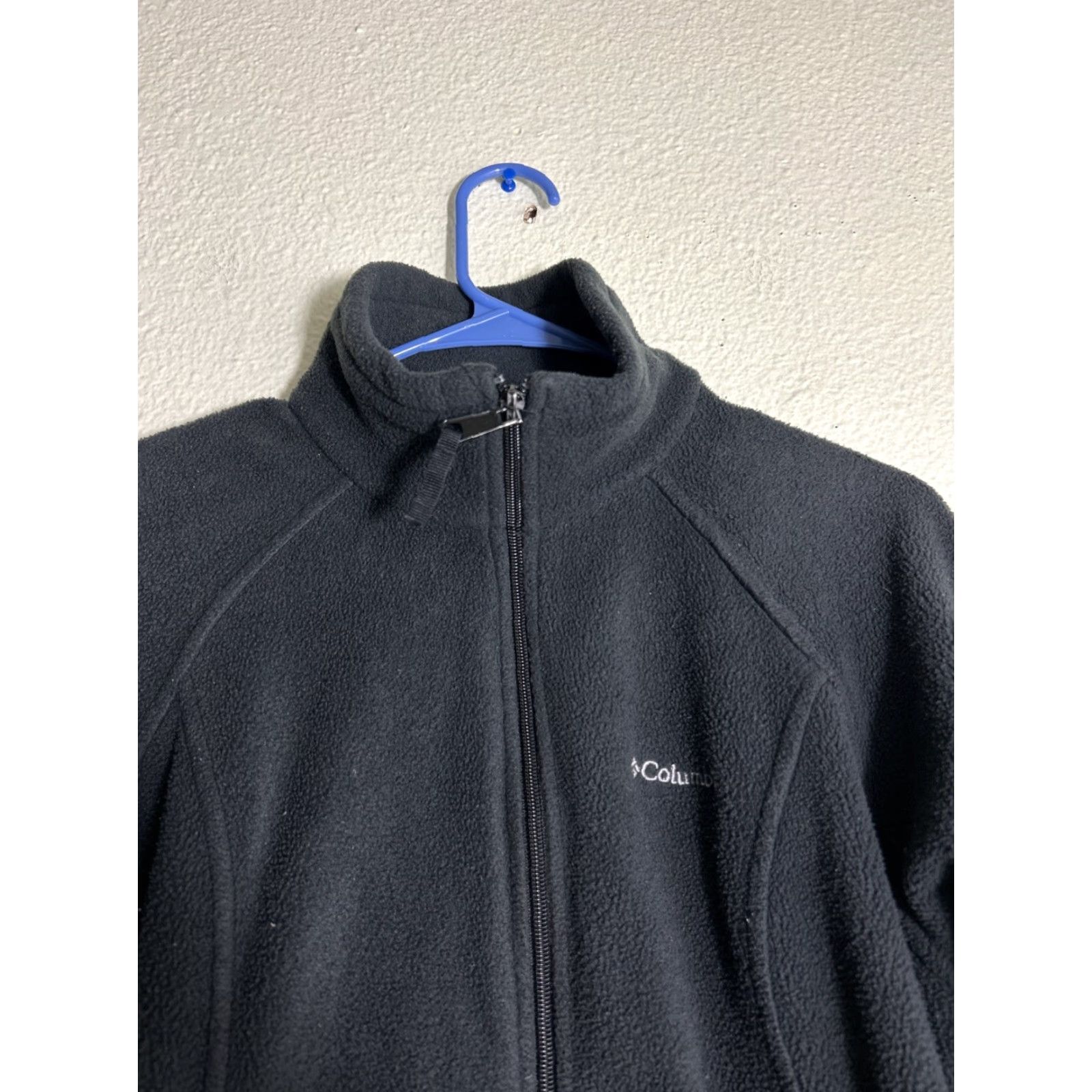 Vintage Columbia Jacket Womens Medium Black Fleece Windstopper Full Zip Windbreaker Shirt? Size M / US 6-8 / IT 42-44 - 4 Thumbnail