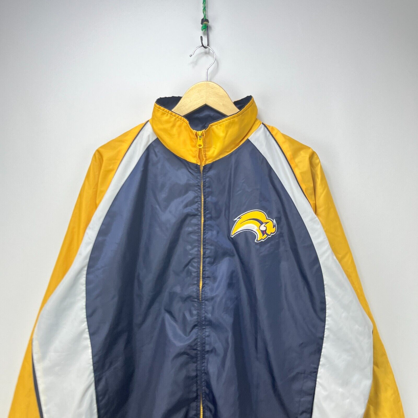 NHL × Vintage Vintage '90s Buffalo Sabres NHL Windbreaker Jacket XL Size US XL / EU 56 / 4 - 2 Thumbnail