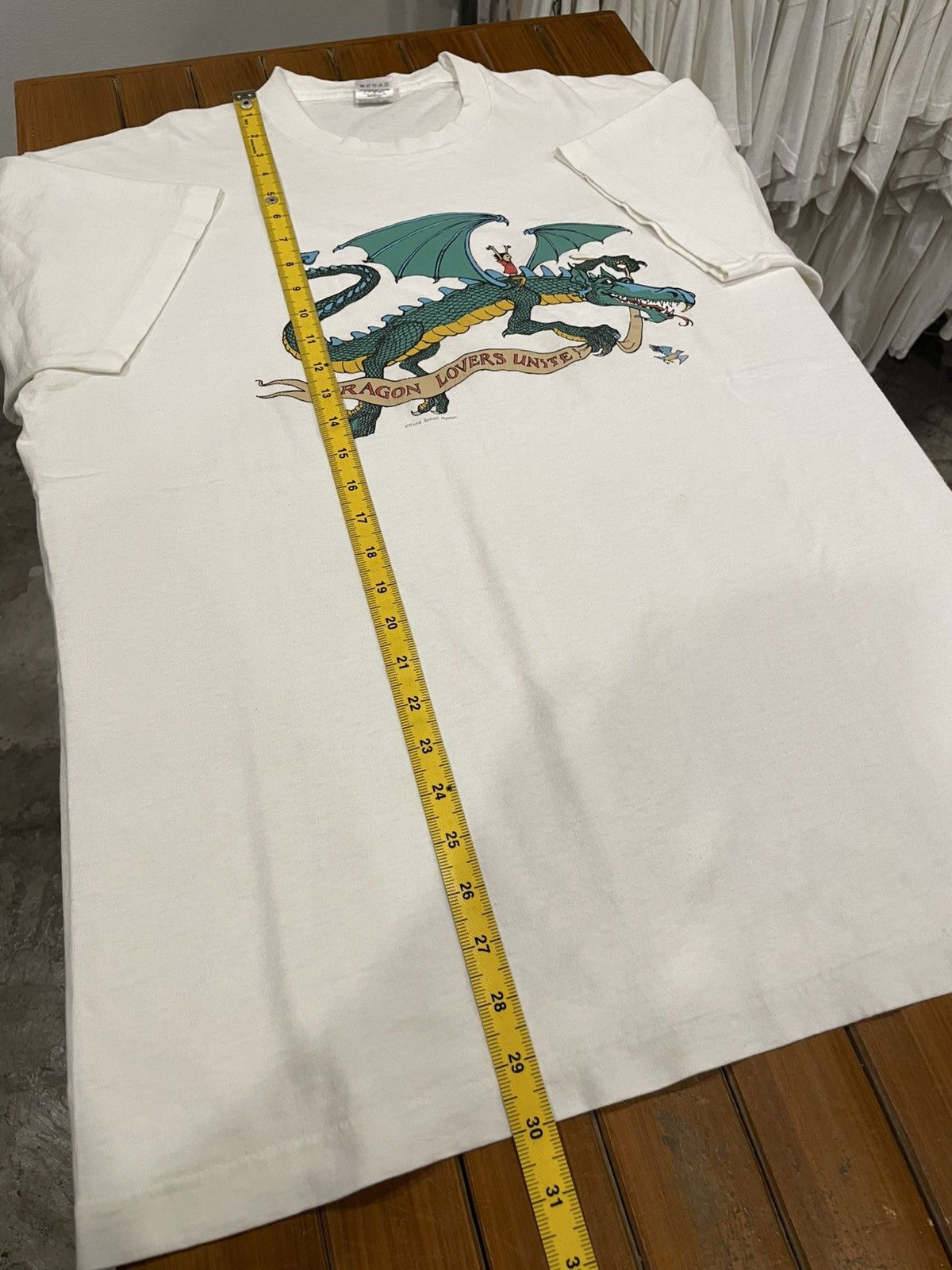 Other Vintage 90s Dragon Lovers Unite Trina Schart Hyman T-Shirt Size US XL / EU 56 / 4 - 11 Thumbnail