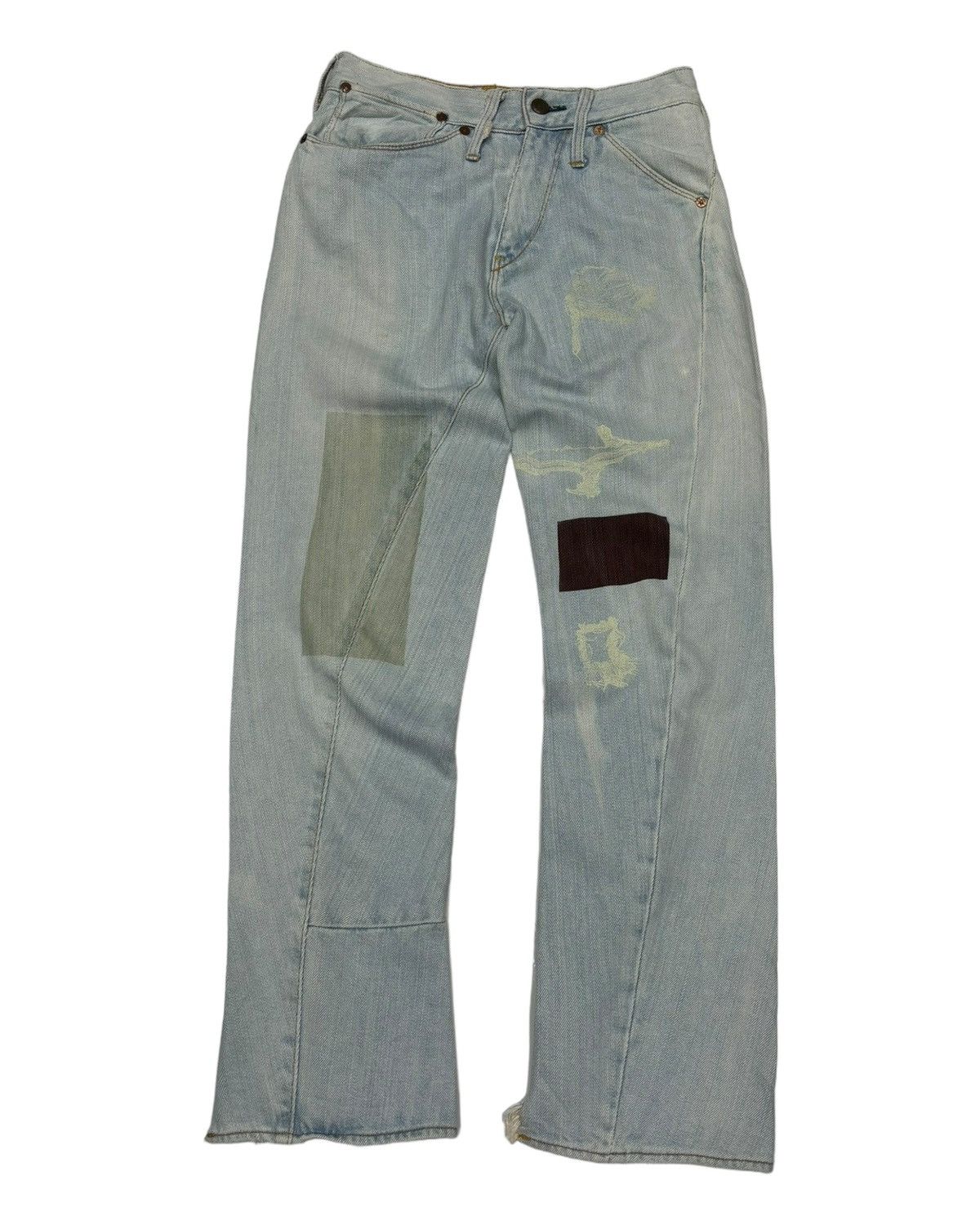 Levi's 🔥LEVIS RED FLARE DISTRESSED DENIM JEANS Size 27" / US 4 / IT 40 - 7 Thumbnail