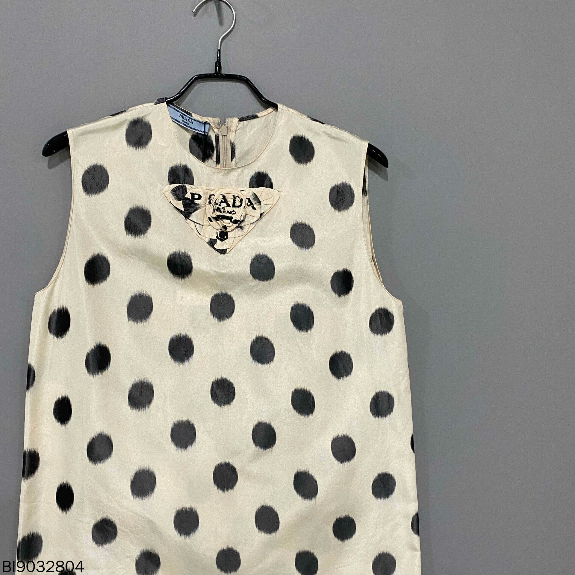 Prada Prada Polka Dot Sleeveless Dress Size S / US 4 / IT 40 - 1 Thumbnail
