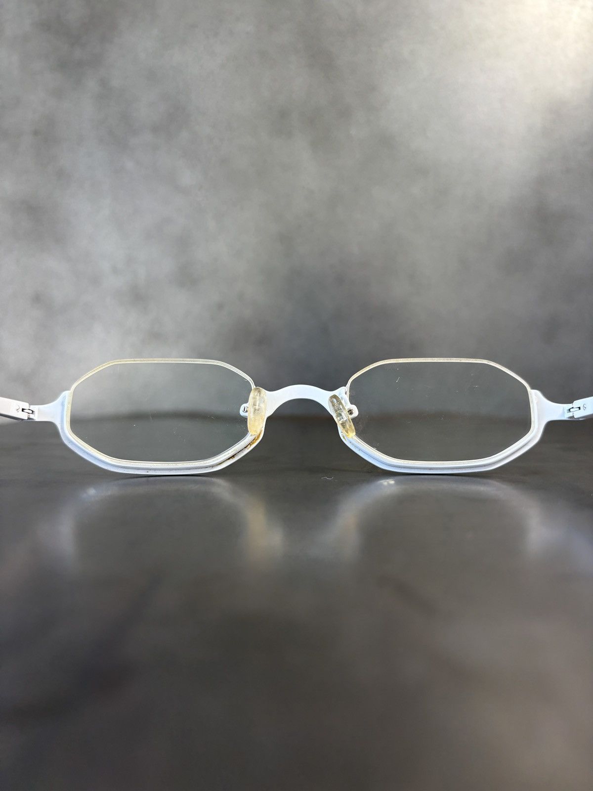 Other Alain Afflelou Eyeglasses Metal Half Rim Frames Drop e-forty Size ONE SIZE - 9 Thumbnail