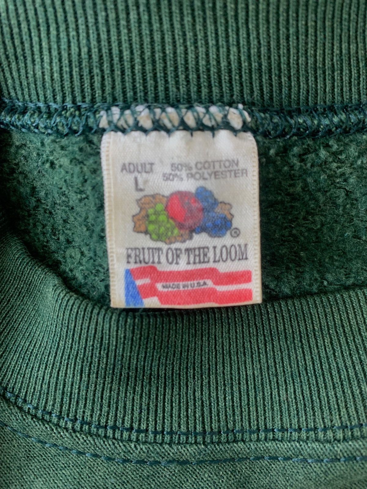 Vintage Vintage Fruit of The loom Front Logo USA Crewneck Sweatshirt Size US M / EU 48-50 / 2 - 9 Thumbnail