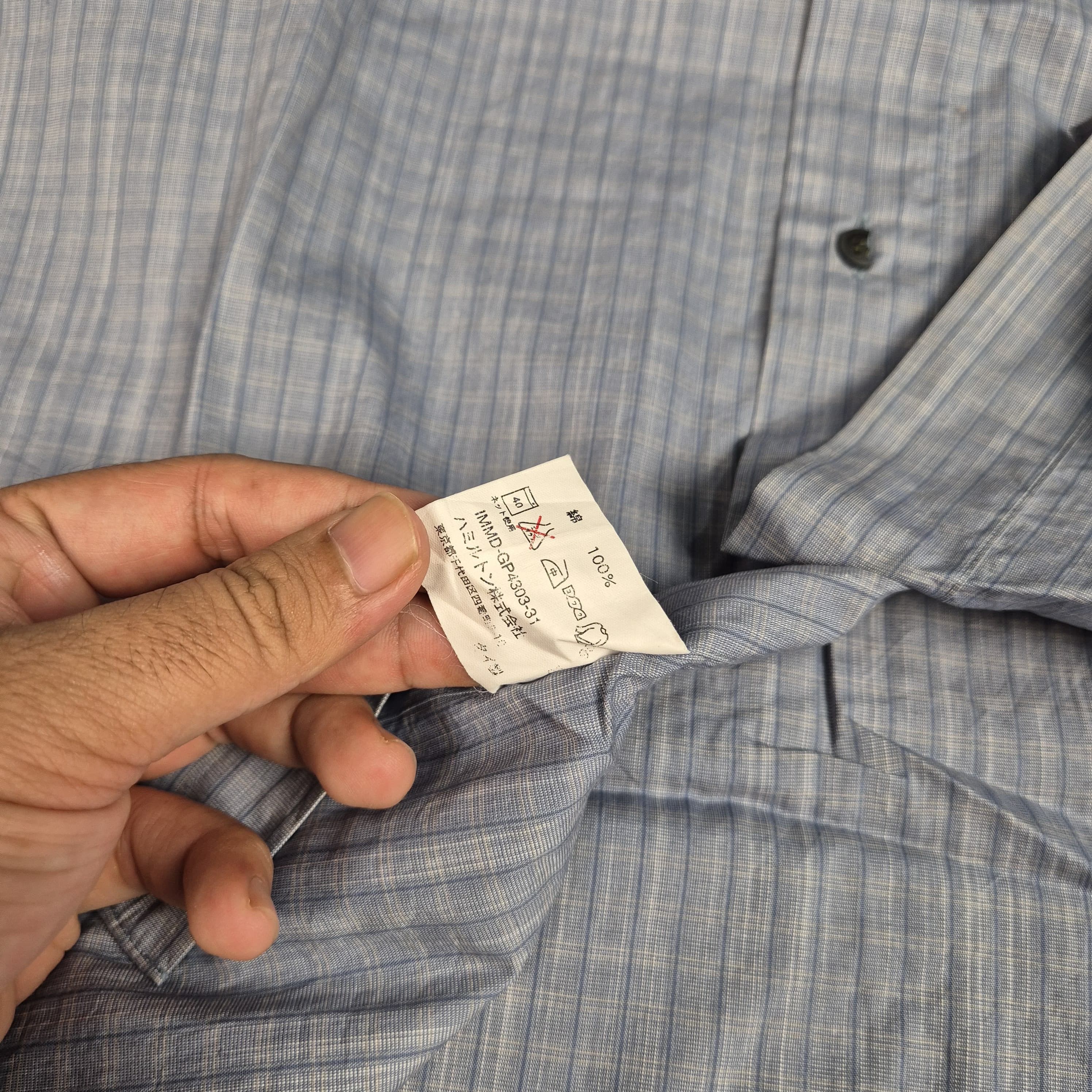 Issey Miyake Vintage Issey Miyake Shirts Size US L / EU 52-54 / 3 - 4 Thumbnail