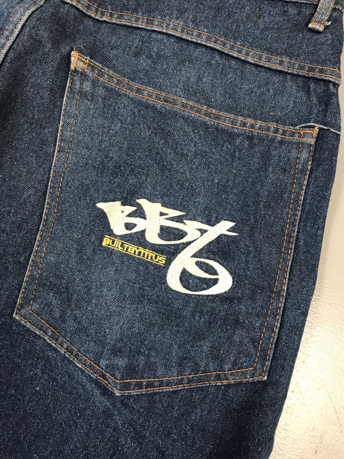 JNCO × Southpole × Vintage Vintage BBT spell out baggy fit denim Size US 36 / EU 52 - 3 Thumbnail