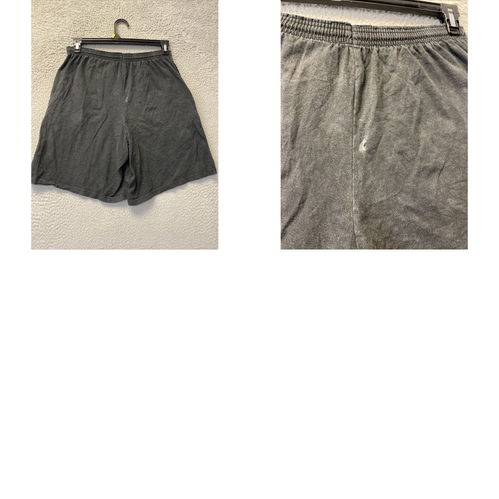 Champion VINTAGE Champion Unisex Adult Athletic Shorts M Black Cotton Sports Workout Gym Running Size 32" / US 10 / IT 46 - 8 Thumbnail