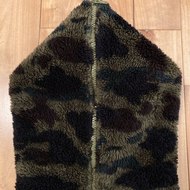 Bape BAPE 1st camo green boa fleece zip hoodie a bathing ape Size US XL / EU 56 / 4 - 4 Thumbnail