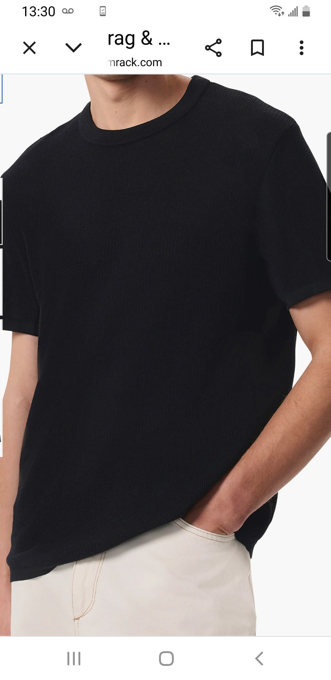 Rag & Bone Black t-shirt Size US L / EU 52-54 / 3 - 7 Thumbnail