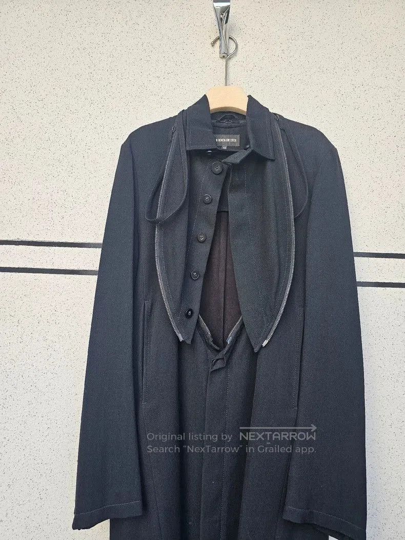 Ann Demeulemeester Ann Demeulemeester Men's Wool Trench Coat. Size US L / EU 52-54 / 3 - 5 Thumbnail