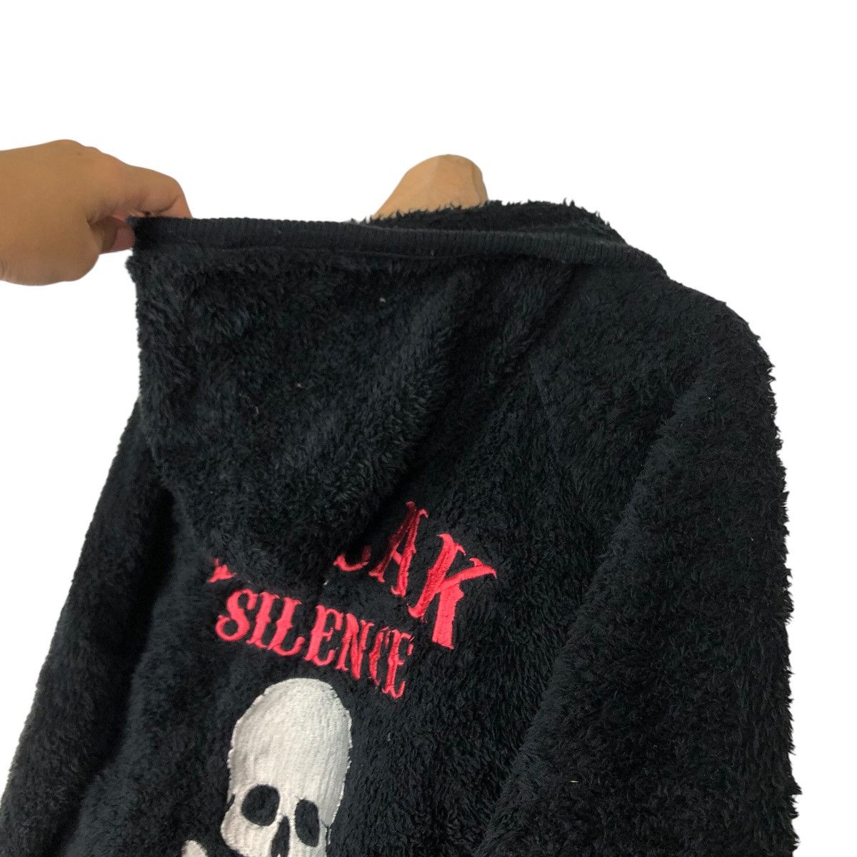 Hysteric Glamour 🔥Dig Deep Break Silence Biker Jacket Skeleton Big Logo Size US L / EU 52-54 / 3 - 10 Thumbnail