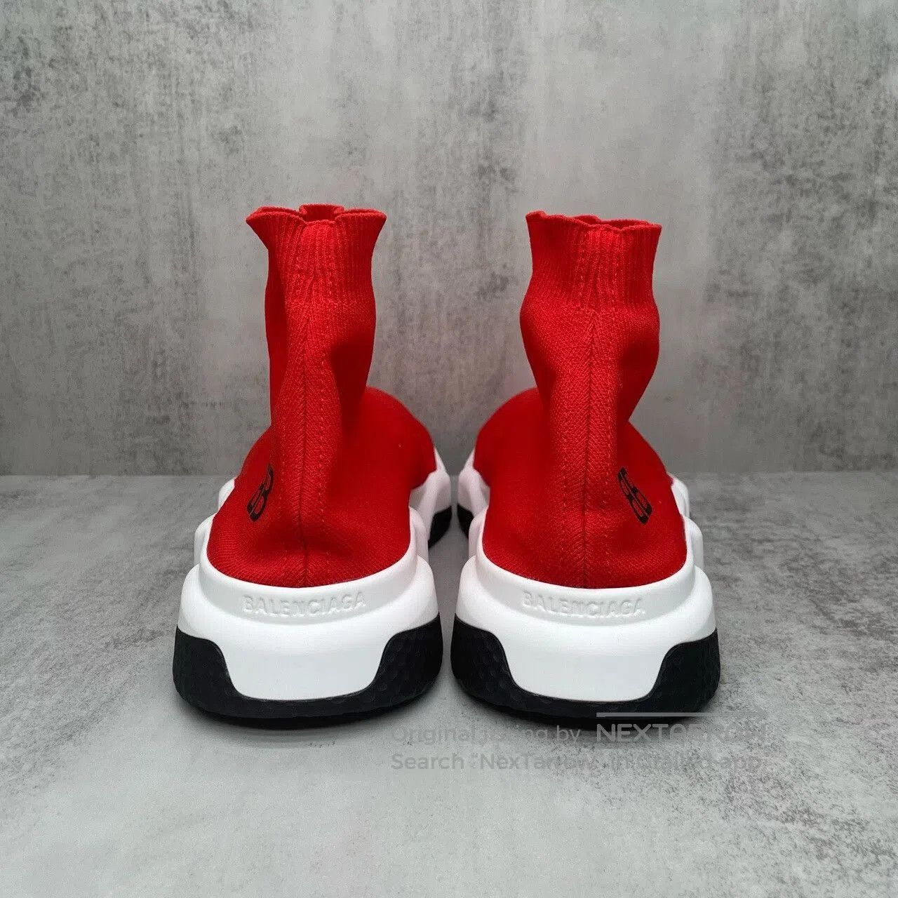 Balenciaga Balenciaga Red Sock Sneakers Size 41. Size US 8 / EU 41 - 5 Thumbnail