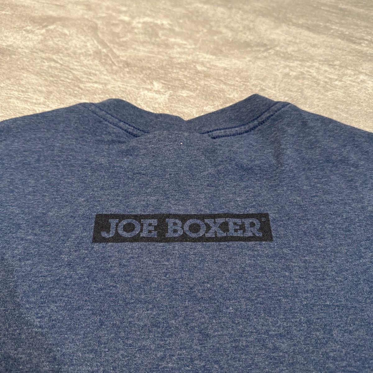 Joe Boxer × Vintage Vintage 90s Joe Boxer T Shirt Size XL Blue Smiley Face AOP Size US XL / EU 56 / 4 - 7 Thumbnail
