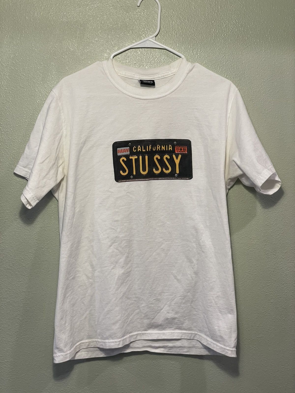 ★関税込★Stussy★License Plate T-Shirt White★Tシャツ★ Streetwear × Stussy Stussy License Plate Tee | Grailed