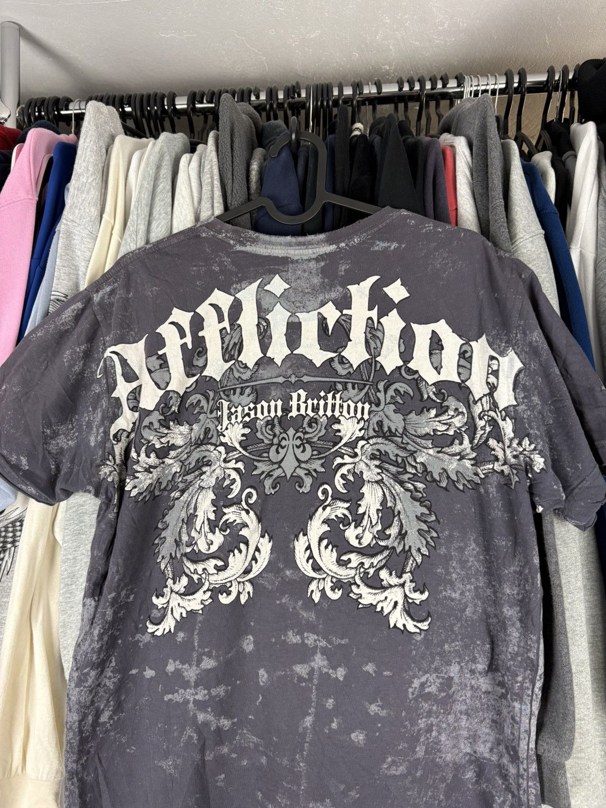 Affliction × Vintage Affliction t shirt grey Size US S / EU 44-46 / 1 - 4 Thumbnail