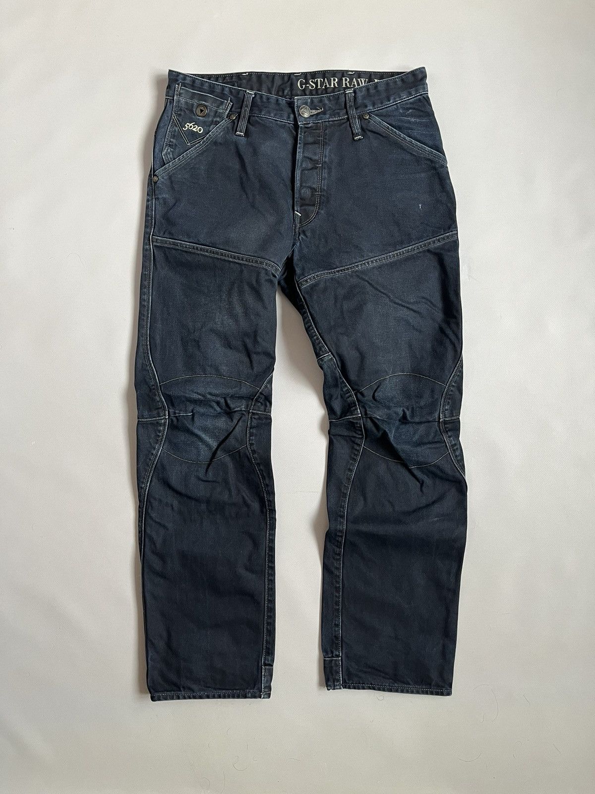 G-Star G-Star Raw Denim Motor 5620 3D Tapered Embro Pants Size US 32 / EU 48 - 1 Thumbnail