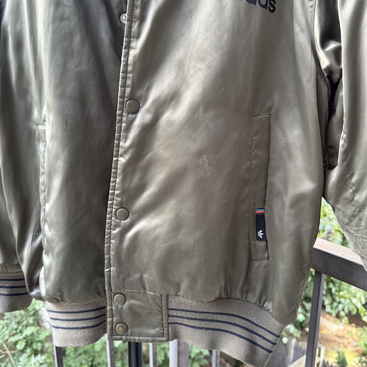 Adidas 2004 Adidas Thrashed Faded Distressed Jacket ERD Grunge Size US S / EU 44-46 / 1 - 10 Thumbnail