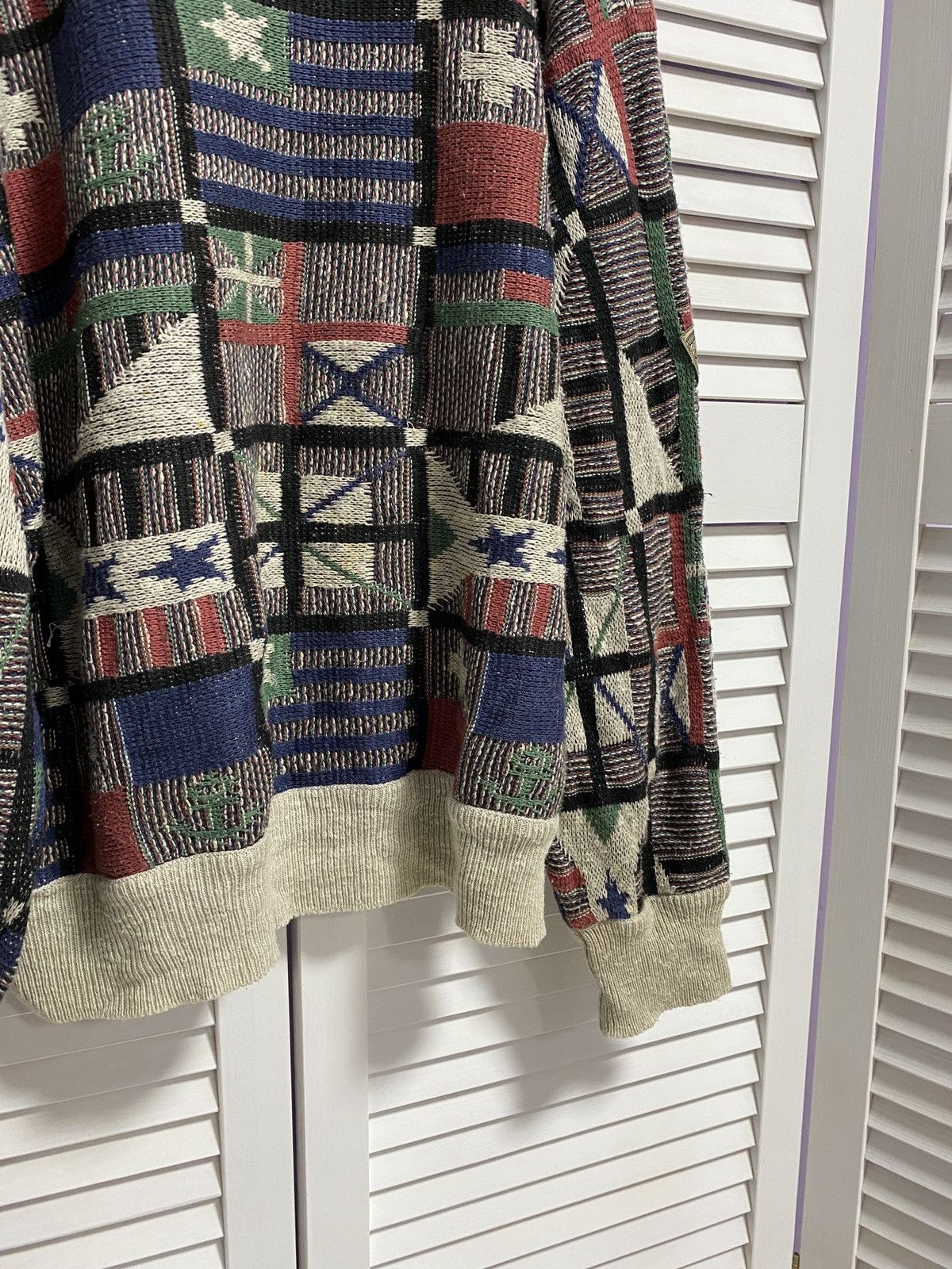 Carlo Colucci × Coogi ☄️ Vintage Knit Sweater Carlo Colucci COOGI STYLE Size US L / EU 52-54 / 3 - 4 Thumbnail