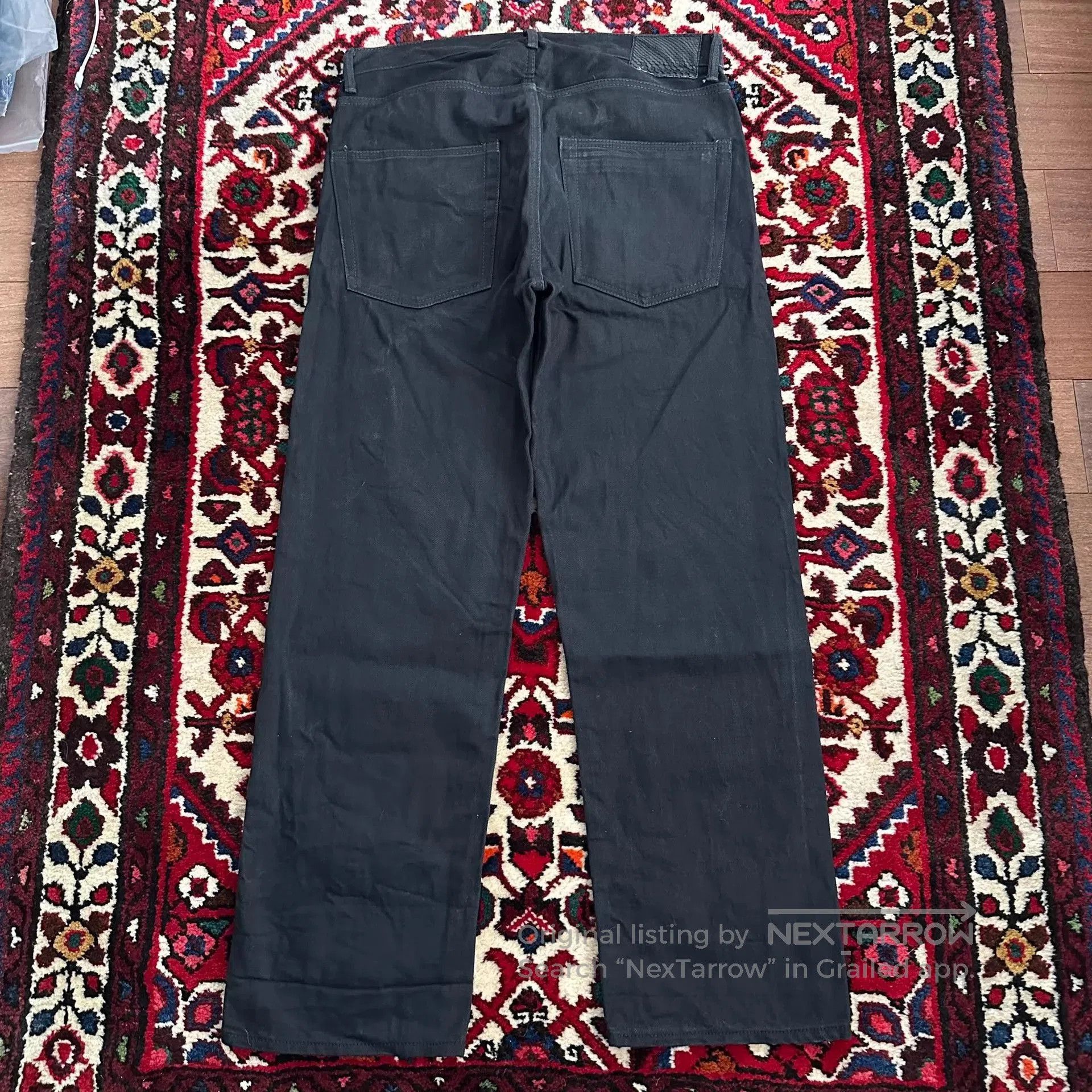Visvim Black Denim Pants - Size 34. Size US 34 / EU 50 - 2 Thumbnail