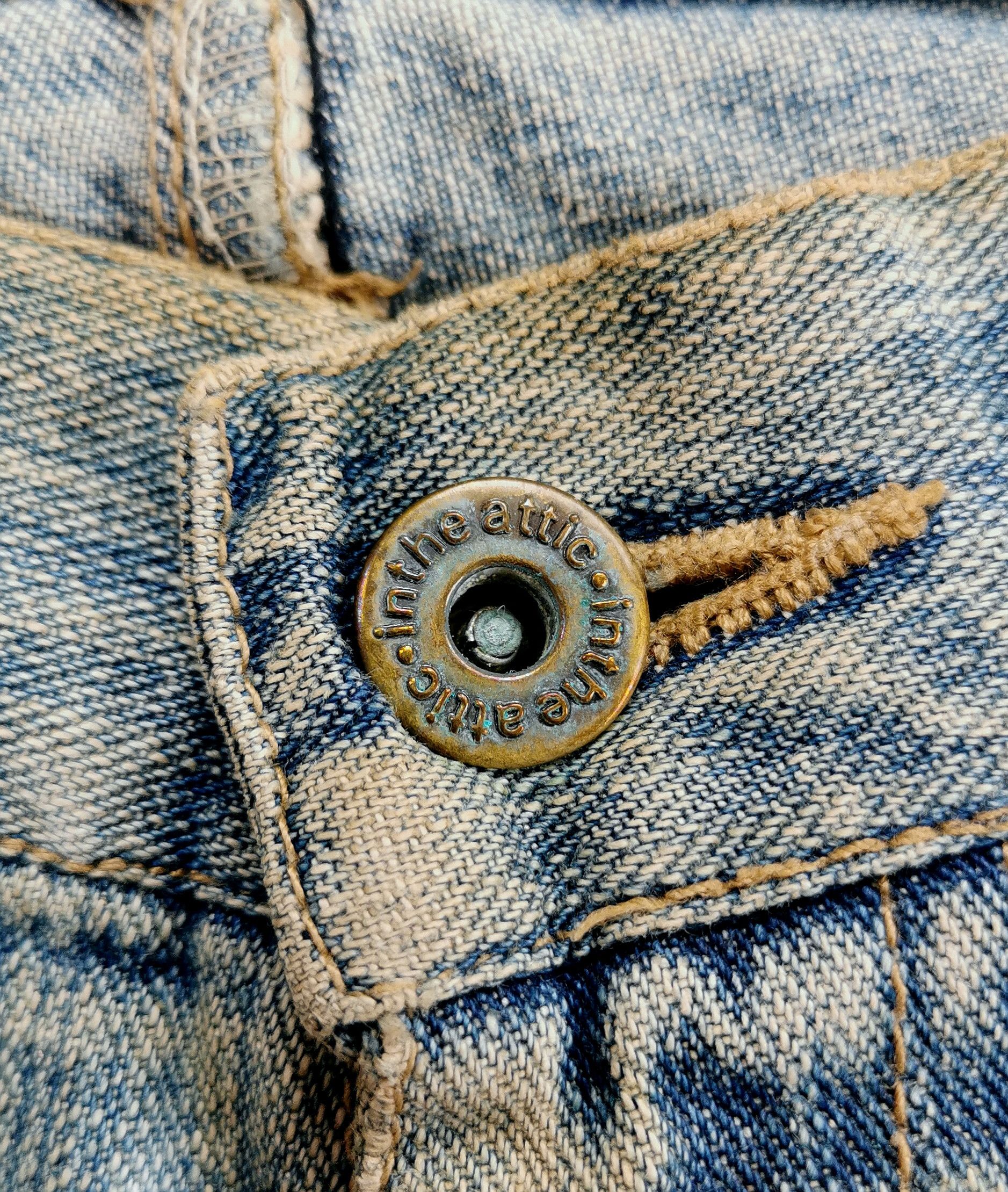 In The Attic In The attic Flared Distressed Poem Jeans Pants Size US 33 - 4 Thumbnail