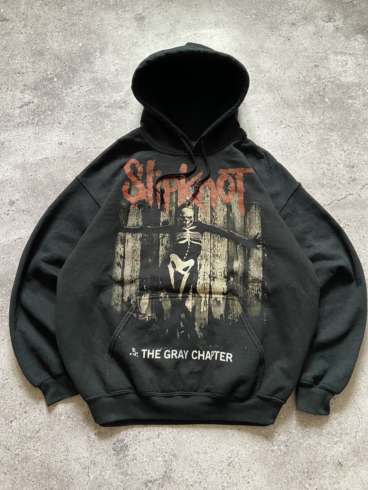 Band Tees × Slipknot × Vintage Vintage 2014 Slipknot The Gray Chapter Death Metal Hoodie Size US L / EU 52-54 / 3 - 2 Thumbnail