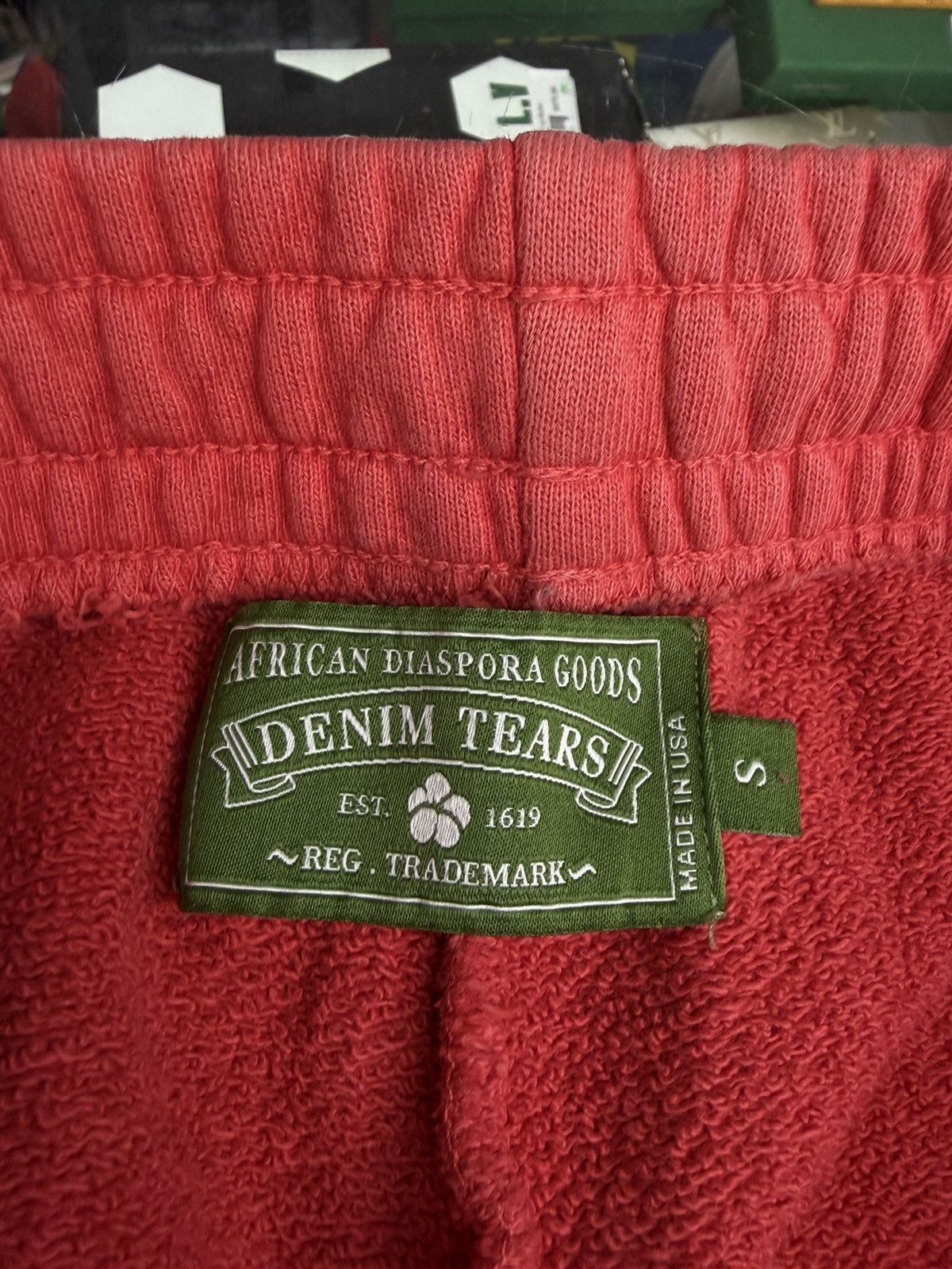 DENIM TEARS Size S - Denim Tears Denim University Sweatpants Red Size US 30 / EU 46 - 6 Thumbnail