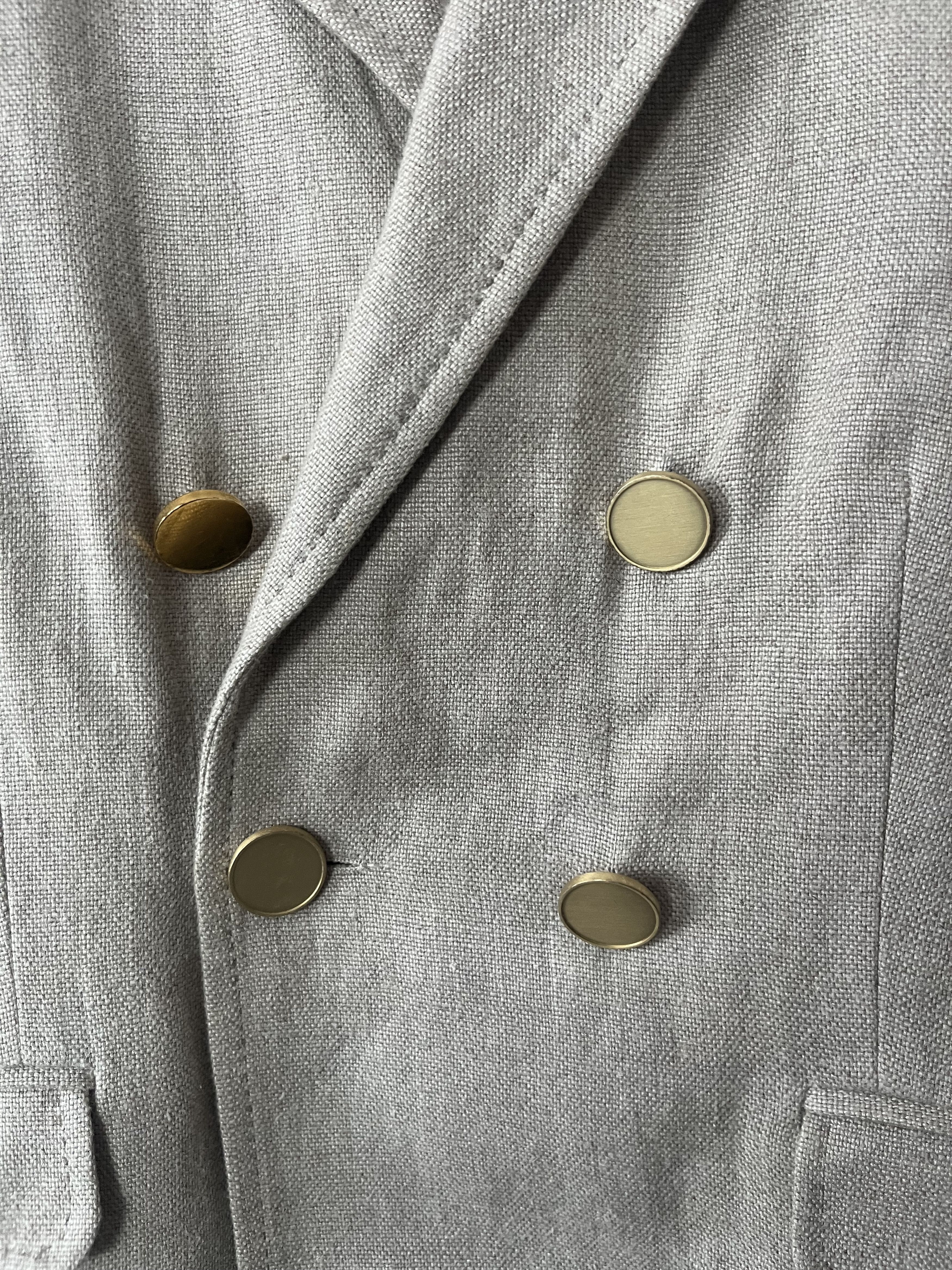 Other Vanessa Bruno Linen blazer jacket Fr40 Uk12 Gold Button Size M / US 6-8 / IT 42-44 - 2 Thumbnail