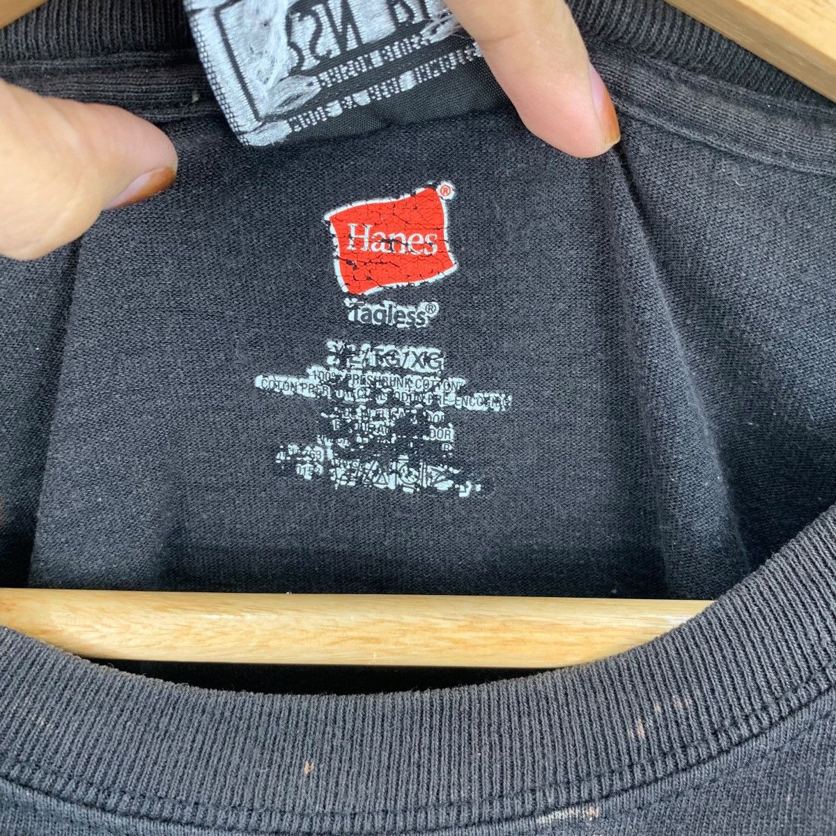 Vintage Vintage PRISON BLUES USA Made On The Inside Inmates Tee Shir Size US XL / EU 56 / 4 - 8 Thumbnail