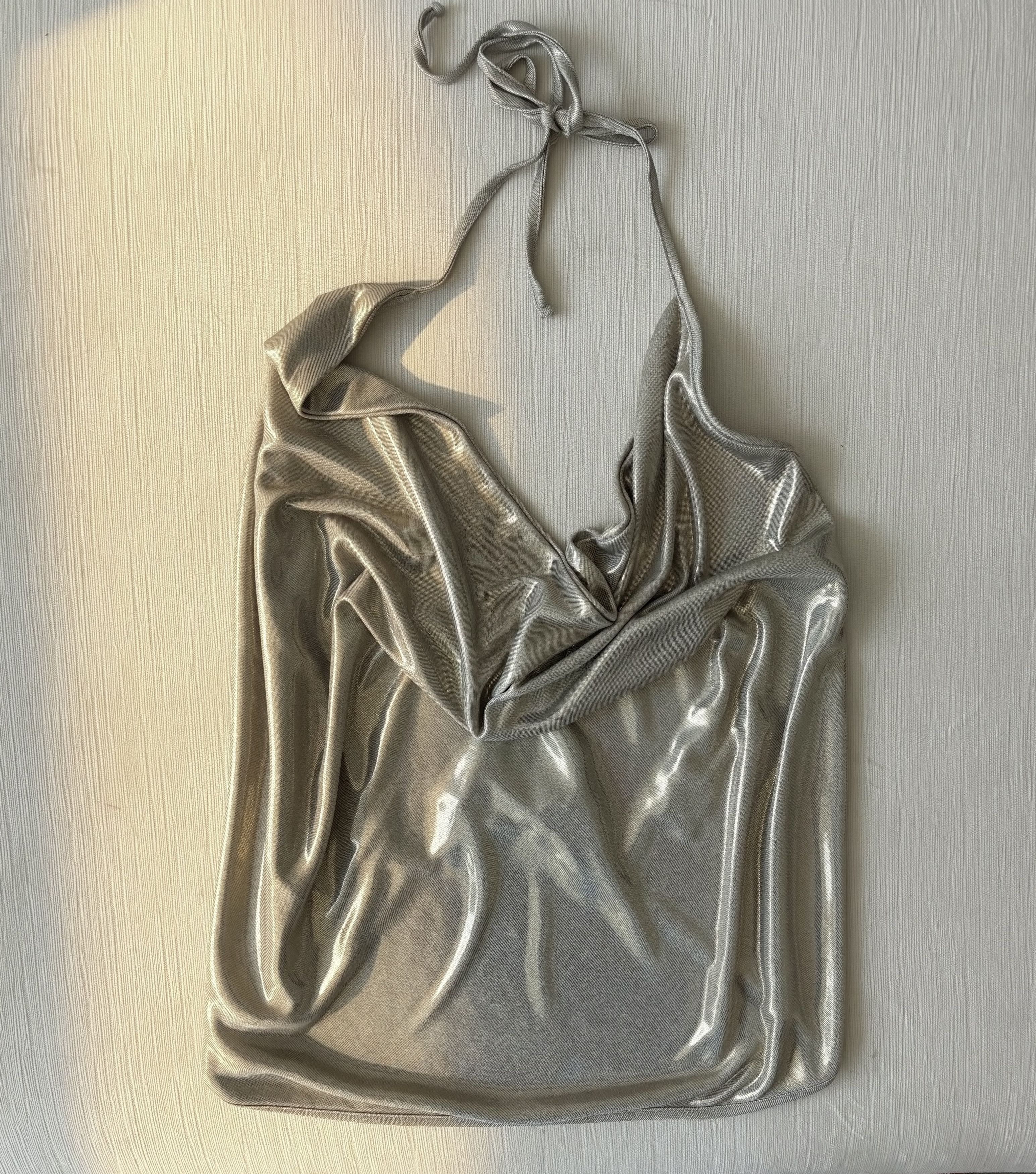 Other Y2K Birchhill Liquid Metal Halter Top Size ONE SIZE - 2 Thumbnail