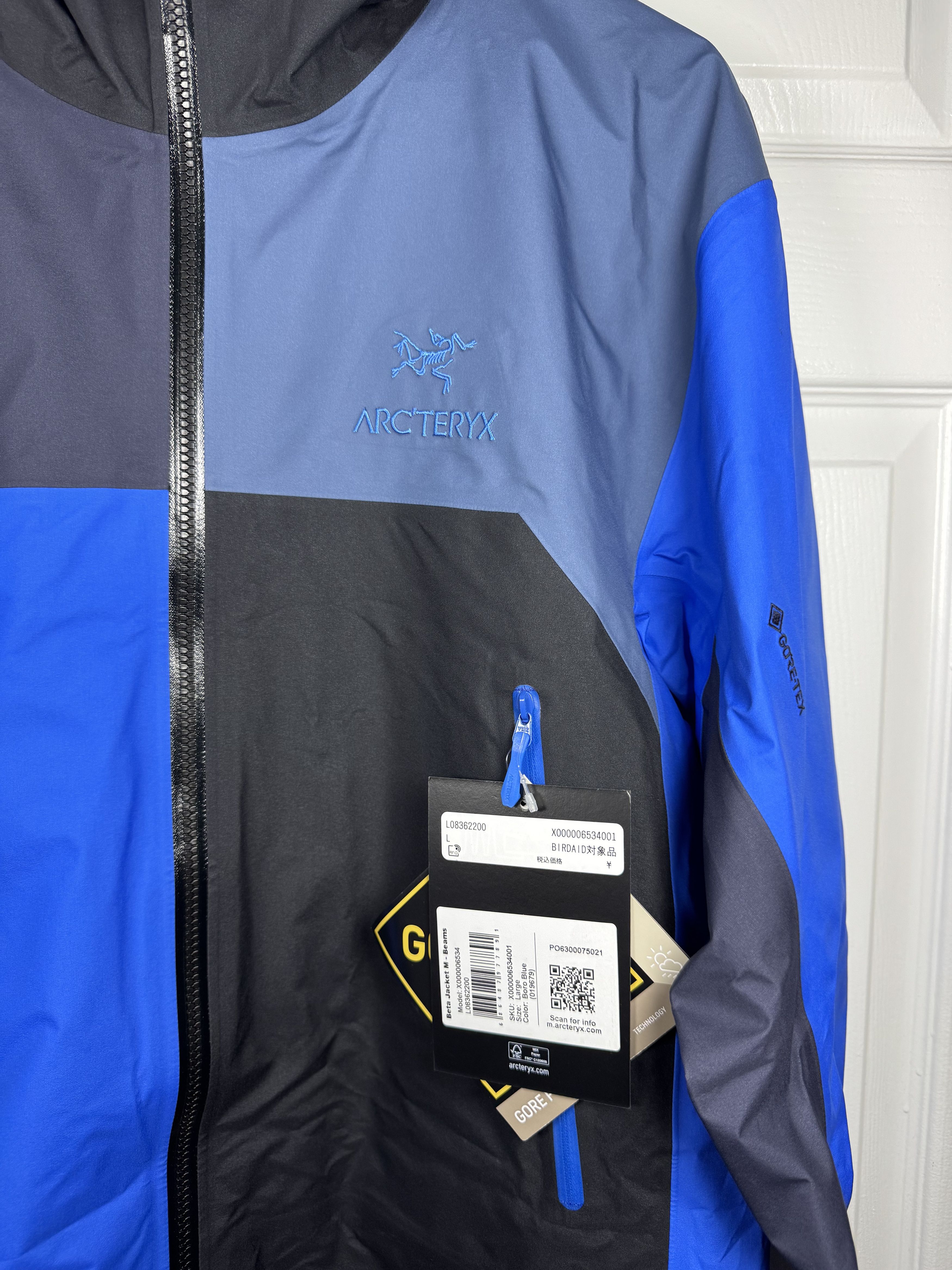 Arc'teryx × Beams Plus BEAMS Beta Jacket Boro Blue Size US L / EU 52-54 / 3 - 3 Thumbnail