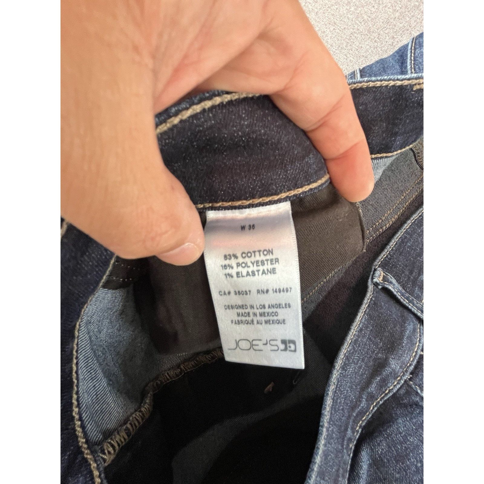 Joe's Men's Joe's Jeans Aspen Slim Fit dark washed size 36 Size US 36 / EU 52 - 7 Thumbnail