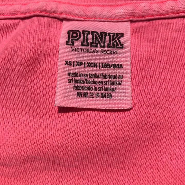 Pink × Victoria's Secret PINK Victoria Secret T shirt Tee. Hot coral color with dog Size S / US 4 / IT 40 - 3 Thumbnail