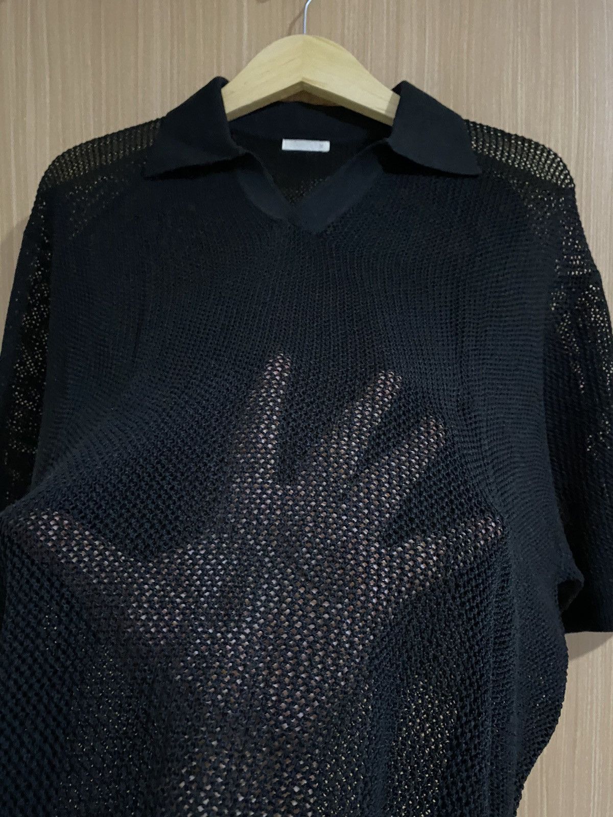 If Six Was Nine × Japanese Brand × Le Grande Bleu (L.G.B.) 2000s gu mesh polo t-shirt ifsixwasnine lgb Size US L / EU 52-54 / 3 - 5 Thumbnail