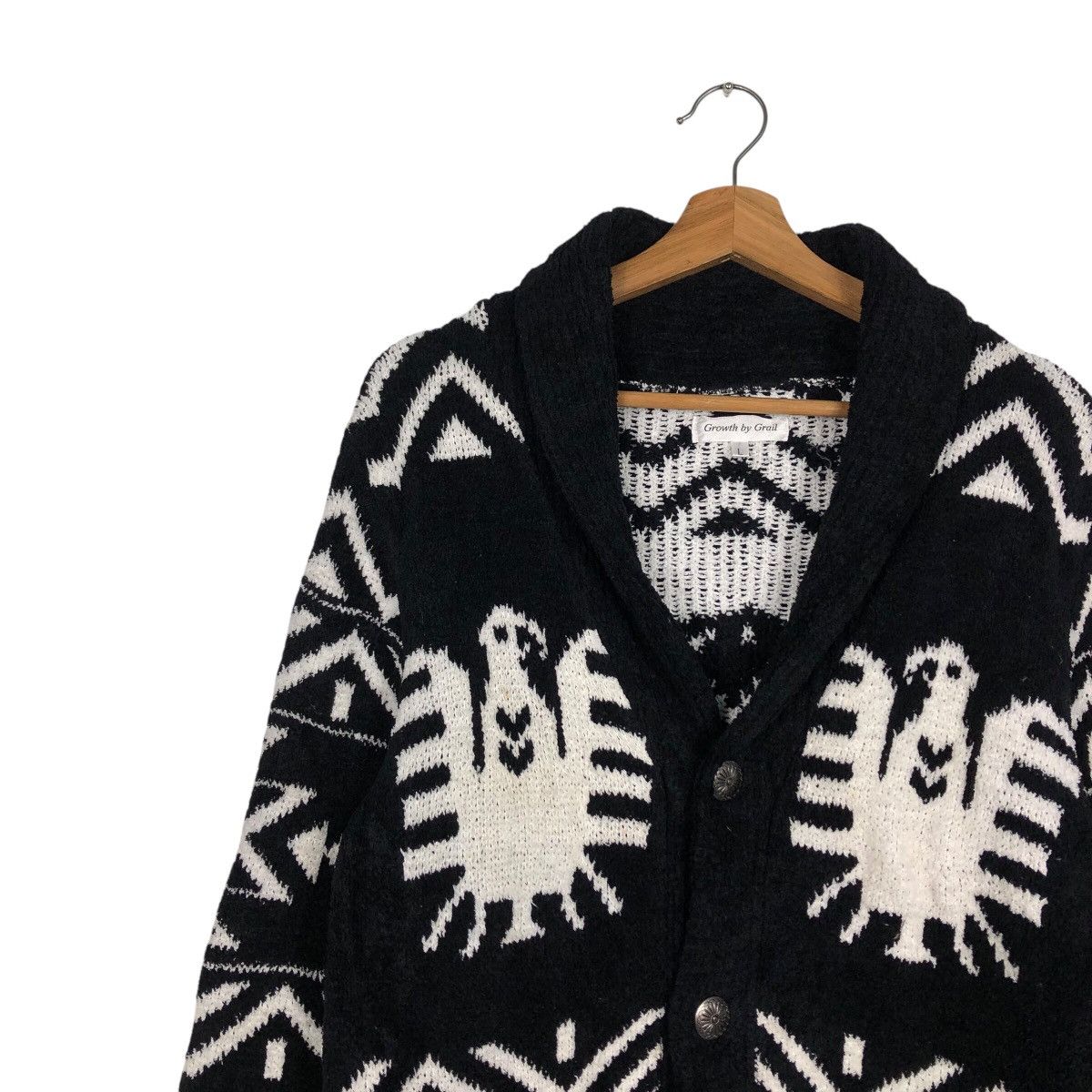 Japanese Brand 📌Vintage Knit Cardigan jacket Unknown Brand Issey Miyake Size US L / EU 52-54 / 3 - 7 Thumbnail