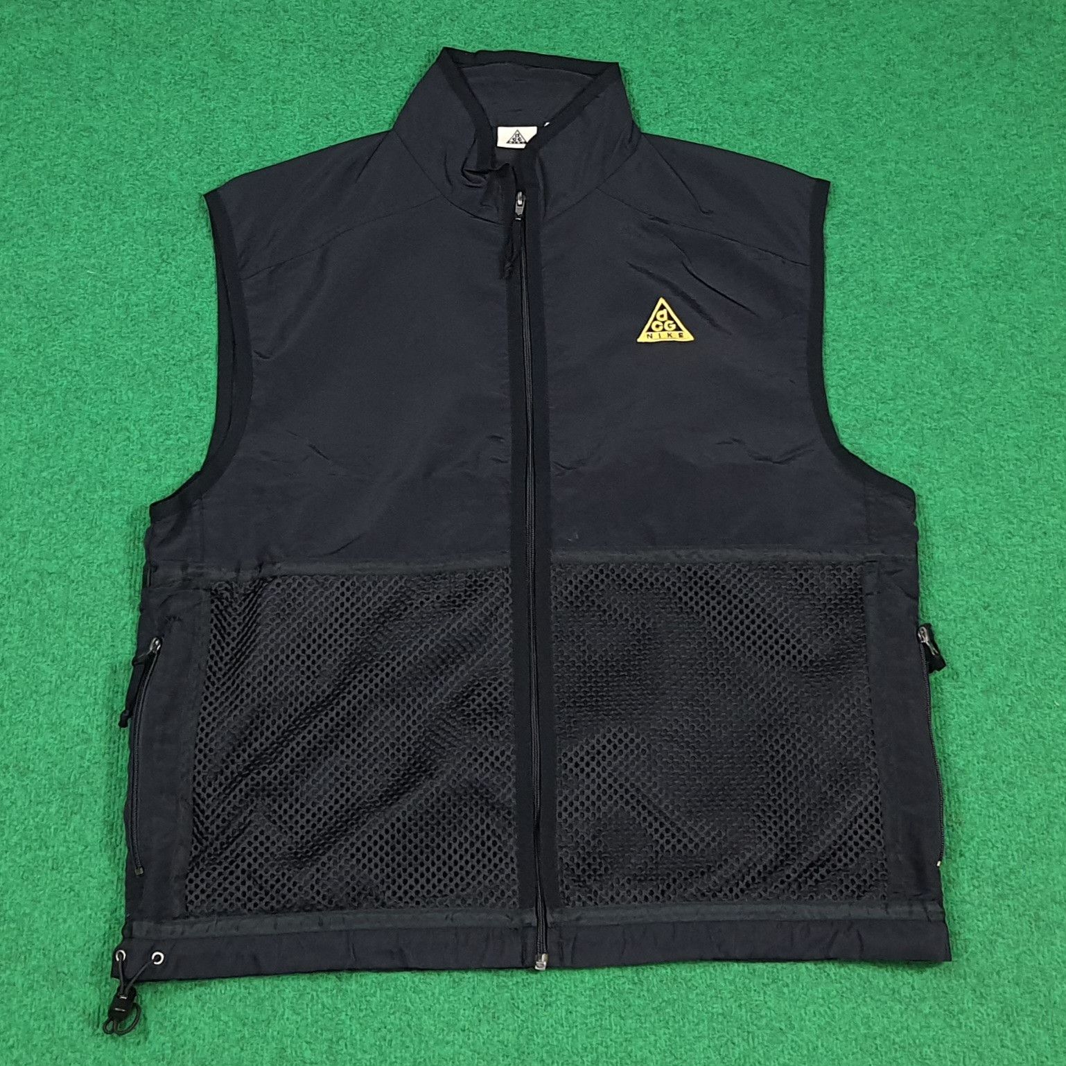 トップス 90s NIKE ACG fleece vest black Nike × Nike ACG × Vintage Vintage black fleece Nike ACG vest | Grailed