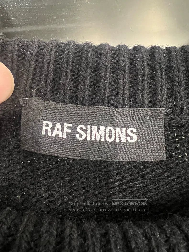 Raf Simons Raf Simons 19Aw blue velvet patch silhouette sweater Size US S / EU 44-46 / 1 - 5 Thumbnail