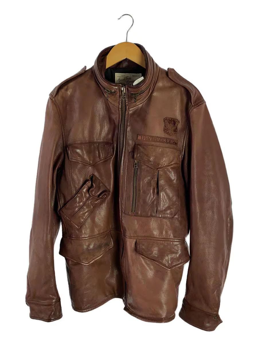 Avirex Avirex Leather Jacket Blouson Brown Size US XL / EU 56 / 4 - 1 Thumbnail
