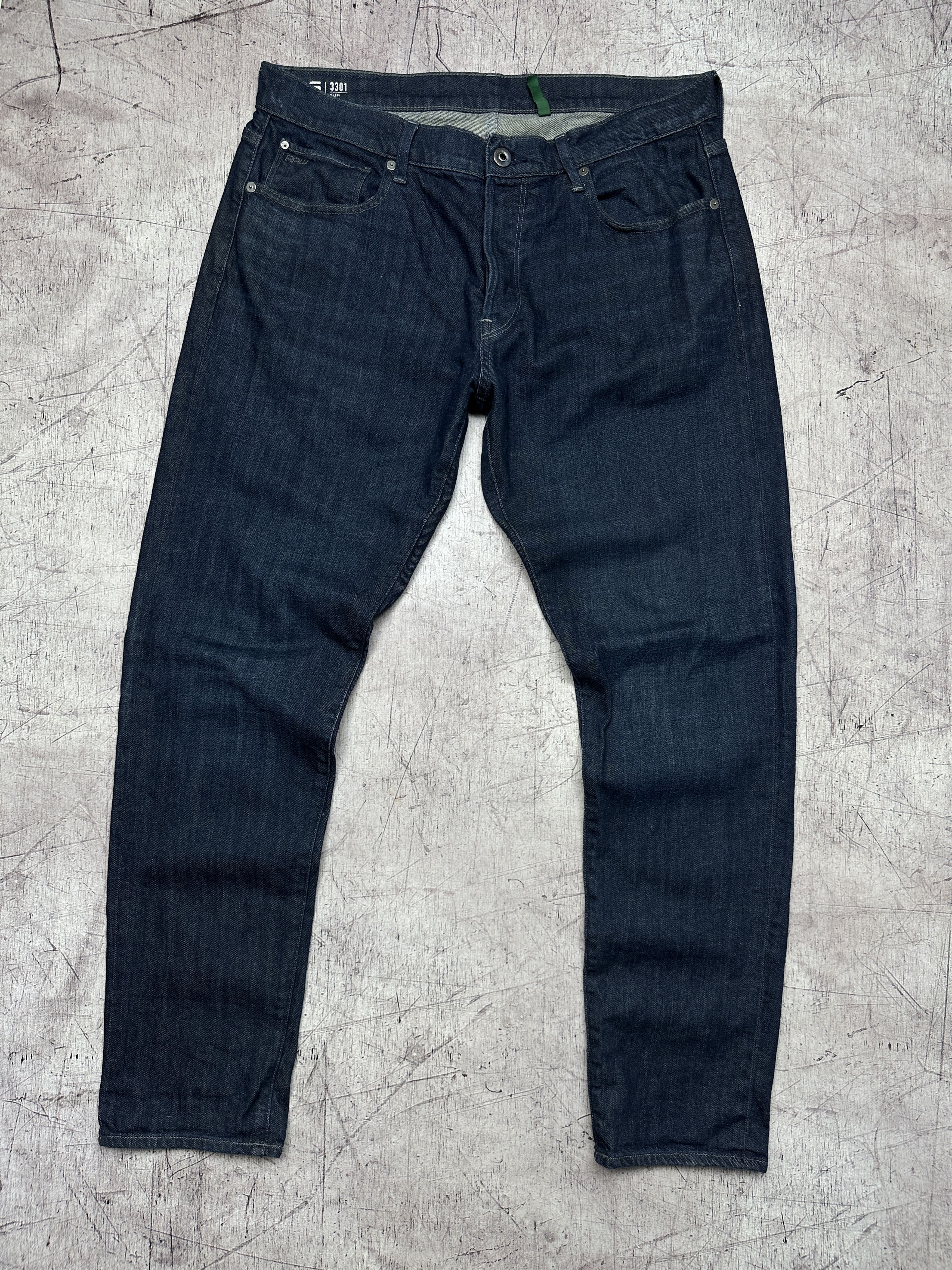 G-Star G Star Raw Mens 3301 Slim Denim Pants Jeans Size US 35 - 1 Thumbnail