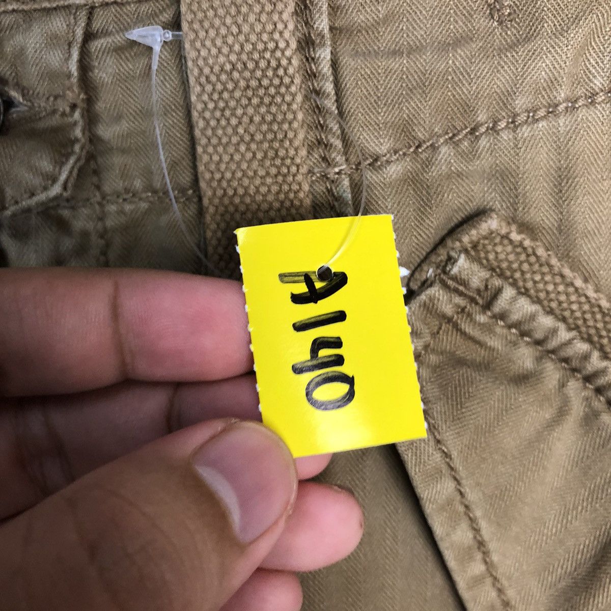 Polo Ralph Lauren DL Ralph Lauren double knee 3d pocket Cargo Pants #A140 Size US 35 - 14 Thumbnail