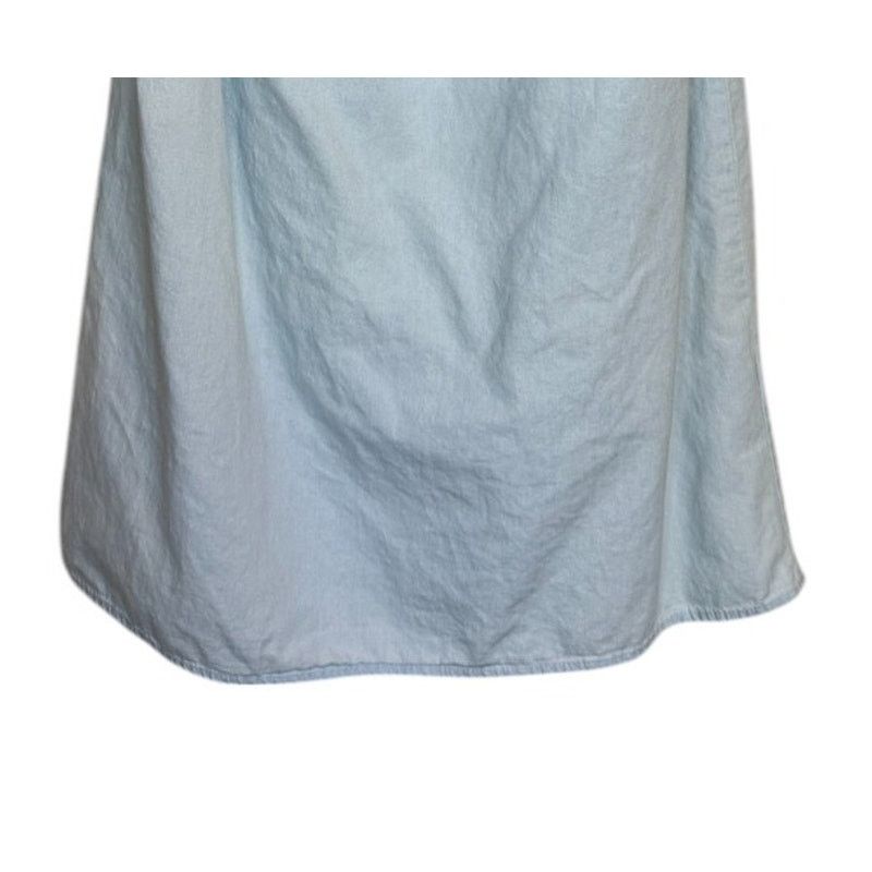 Aeropostale Aeropostale Dress Women Small Blue Chambray Embroidered Size S / US 4 / IT 40 - 3 Thumbnail