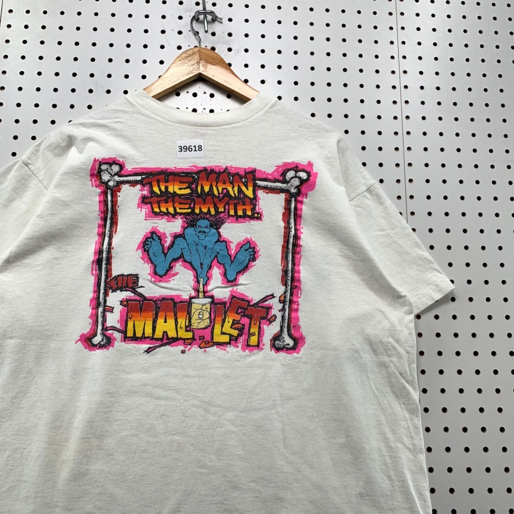 Vintage VINTAGE Gallagher Shirt Men XL White Comedy Myth Mallet USA RARE Single Stitch Shirt Size US XL / EU 56 / 4 - 7 Thumbnail