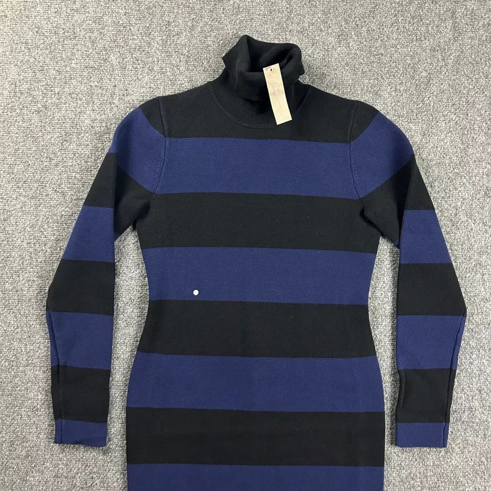 J.Crew J Crew Dress Womens XS Striped Sheath Sweater Turtleneck New Size XS / US 0-2 / IT 36-38 - 2 Thumbnail