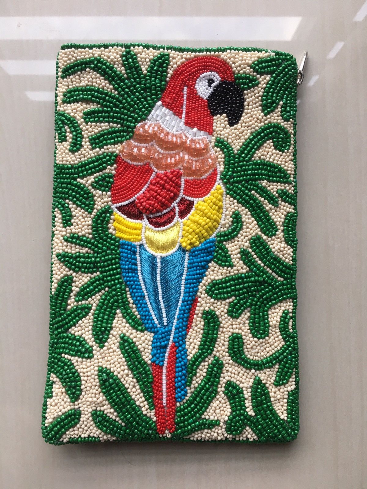Designer × Vintage Parrot Design Mini Clutch Bag Size ONE SIZE - 1 Thumbnail