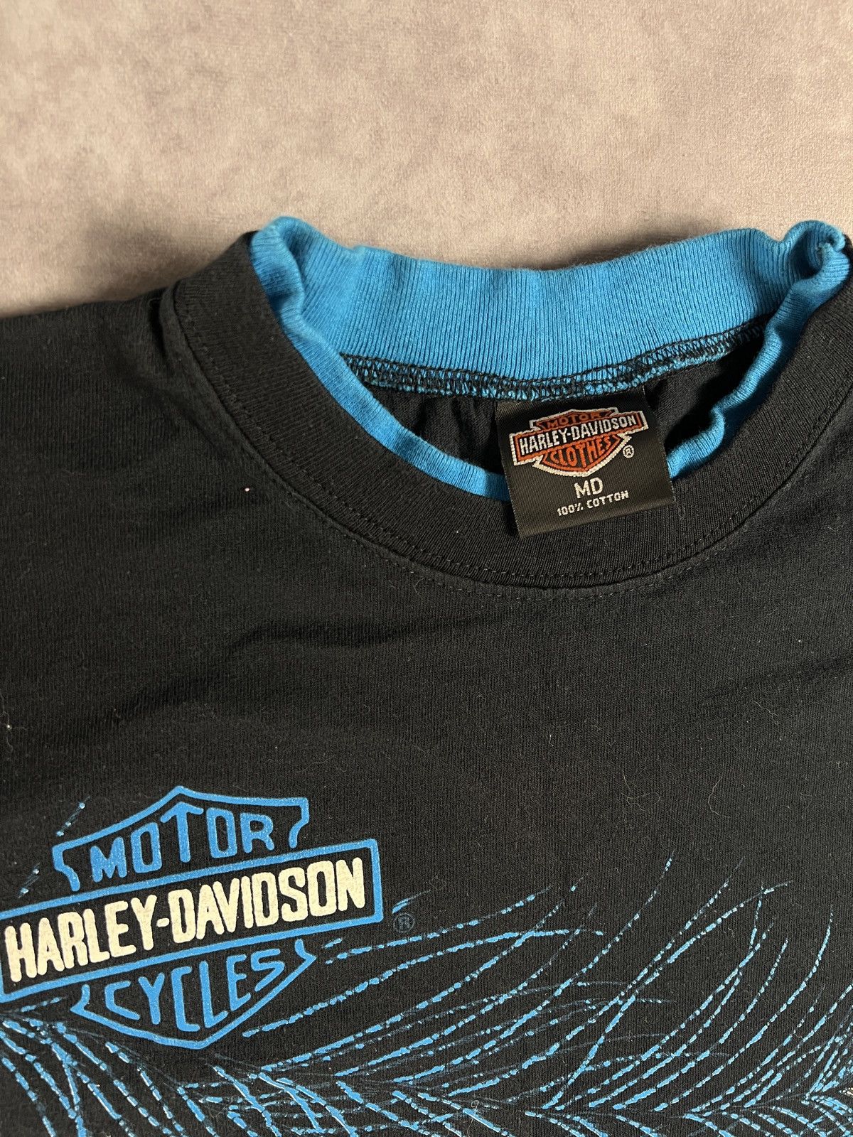 Harley Davidson × Vintage Vintage double Sided Harley Davidson Panther T-Shirt Medium Size US M / EU 48-50 / 2 - 4 Thumbnail